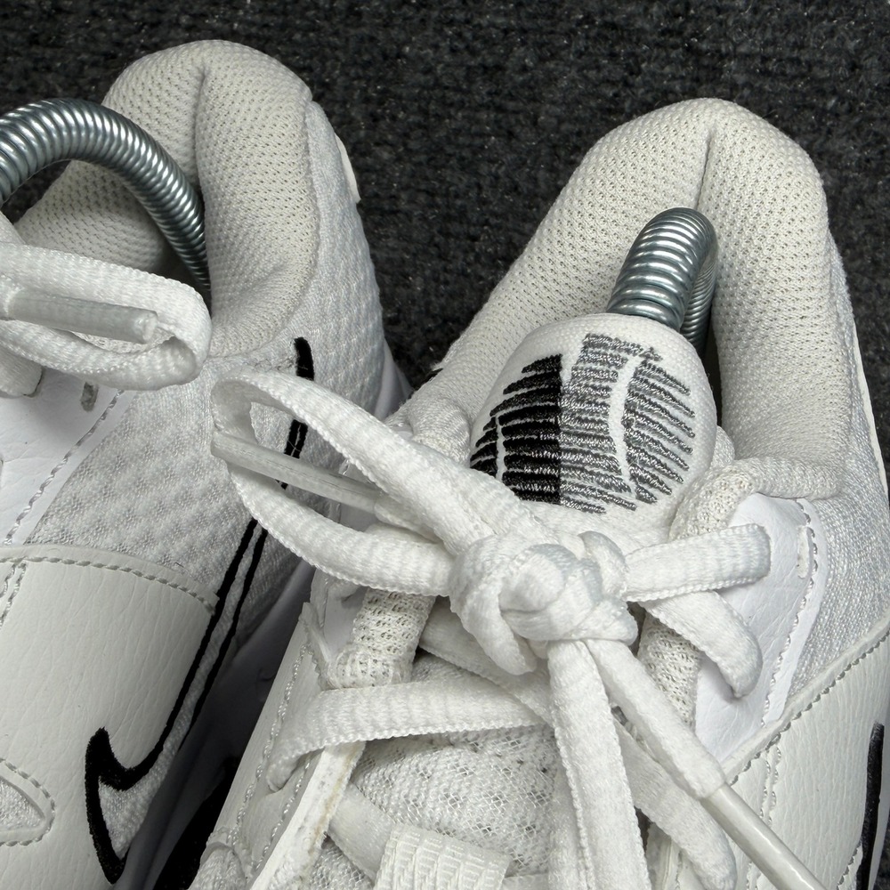 Nike Court Lite 4 Tennis Shoes Womens 9.5 White Black Athletic Training Sneakers - Picture 4 of 13